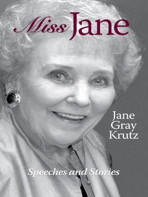 cover image of Miss Jane Speeches and Stories